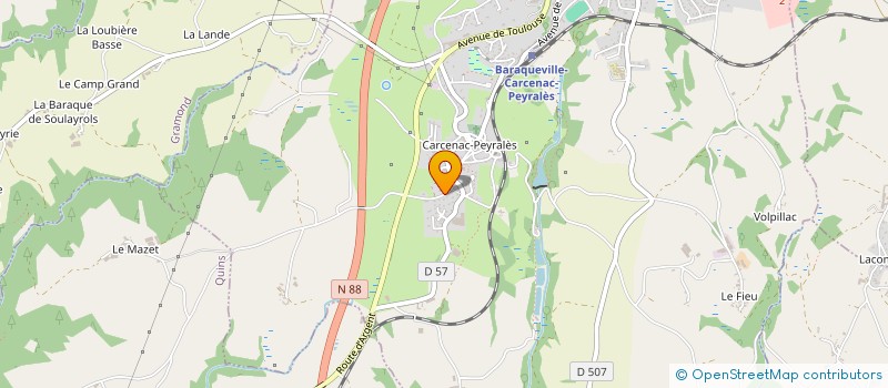 localisation de l'entreprise MONSIEUR BASTIEN MOUYSSET à BOUSSAC
