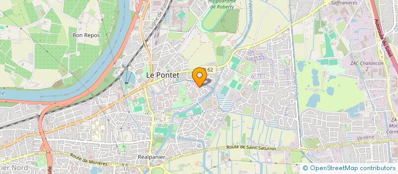 localisation de l'entreprise MONSIEUR BASTIEN NAKRAOUI  LE PONTET