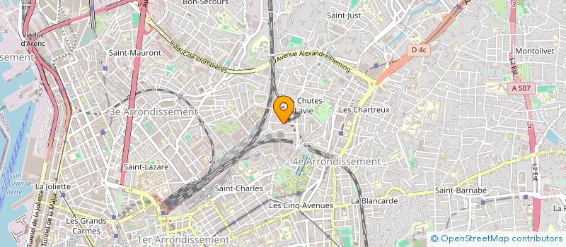 localisation de l'entreprise MONSIEUR BASTIEN NARBONE à MARSEILLE