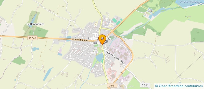 localisation de l'entreprise MONSIEUR BASTIEN NERRIERE  CHEMILLE-EN-ANJOU