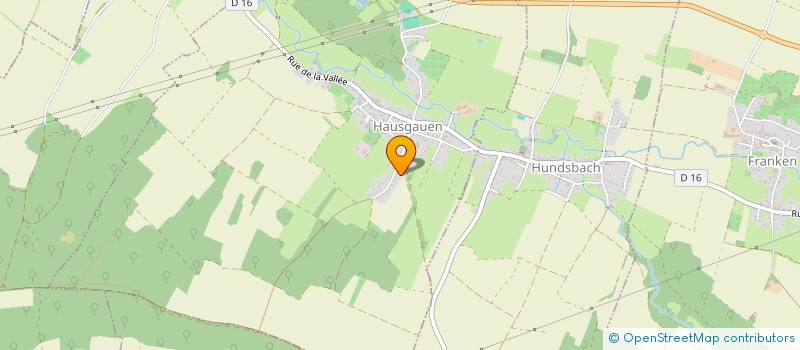 localisation de l'entreprise MONSIEUR BASTIEN OHNIMUS  HAUSGAUEN