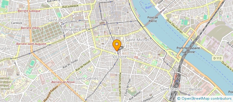 localisation de l'entreprise MONSIEUR BASTIEN OUDOT  BORDEAUX