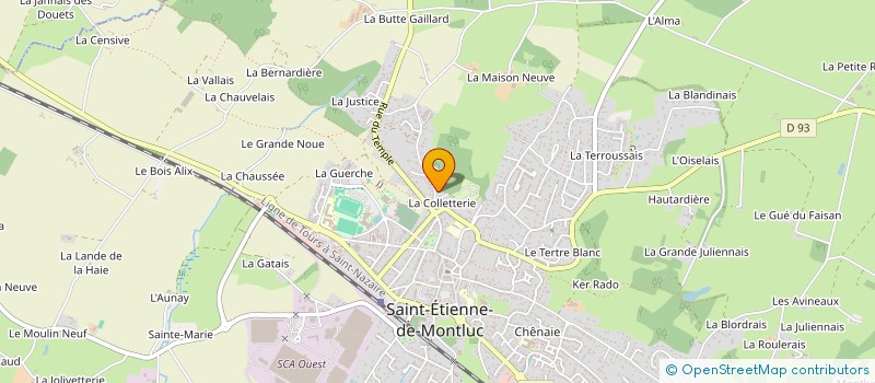 localisation de l'entreprise MONSIEUR BASTIEN OURSEL  SAINT-ETIENNE-DE-MONTLUC