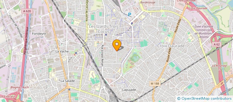 localisation de l'entreprise MONSIEUR BASTIEN PATIN à TOULOUSE