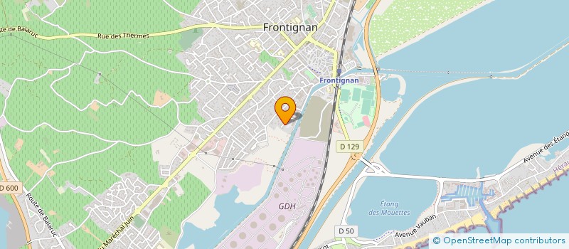 localisation de l'entreprise MONSIEUR BASTIEN PATRICK SORIA à FRONTIGNAN