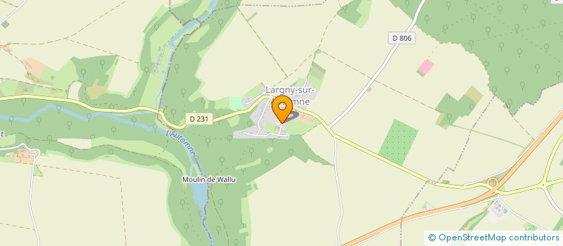 localisation de l'entreprise MONSIEUR BASTIEN PECQUART  LARGNY-SUR-AUTOMNE