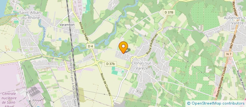 localisation de l'entreprise MONSIEUR BASTIEN PELE  CLONAS-SUR-VAREZE