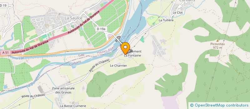 localisation de l'entreprise MONSIEUR BASTIEN PELLEGRIN  LARAGNE-MONTEGLIN