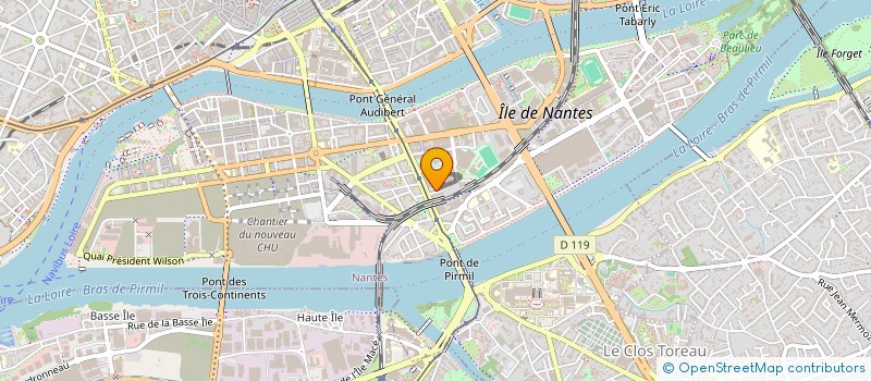 localisation de l'entreprise MONSIEUR BASTIEN PERRIN  NANTES