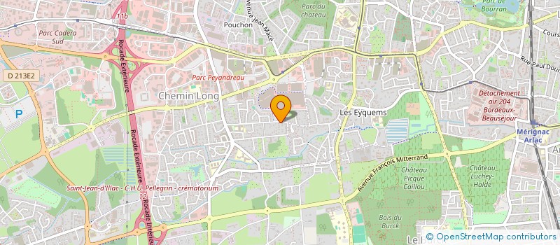 localisation de l'entreprise MONSIEUR BASTIEN PETIT  MERIGNAC