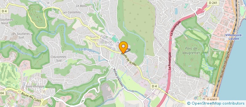 localisation de l'entreprise MONSIEUR BASTIEN PETIT  BIOT