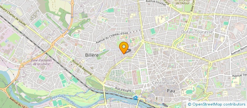 localisation de l'entreprise MONSIEUR BASTIEN-PIERRE GABARD  BILLERE