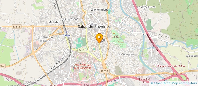 localisation de l'entreprise MONSIEUR BASTIEN PIERSON  SALON-DE-PROVENCE