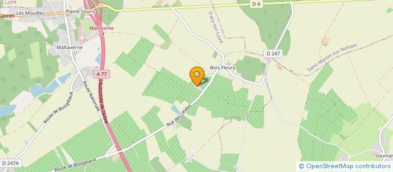 localisation de l'entreprise MONSIEUR BASTIEN PIGNEUR à TRACY-SUR-LOIRE