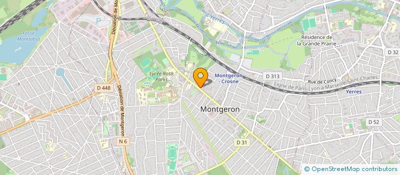 localisation de l'entreprise MONSIEUR BASTIEN PINCHON  MONTGERON