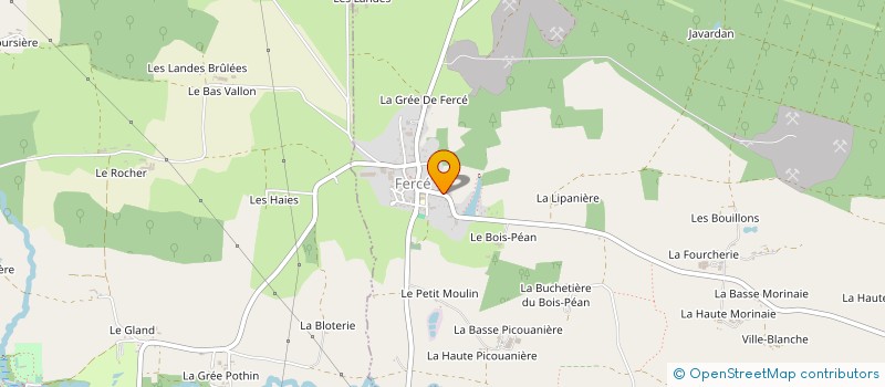 localisation de l'entreprise MONSIEUR BASTIEN PLANTE  FERCE