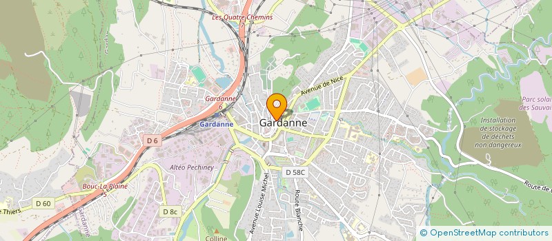 localisation de l'entreprise MONSIEUR BASTIEN PLAZANET à GARDANNE