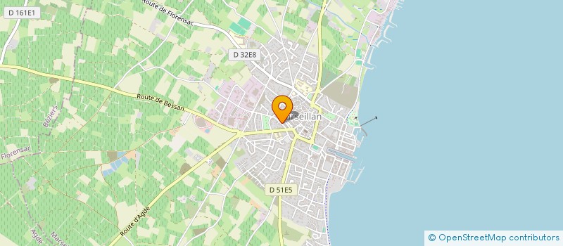 localisation de l'entreprise MONSIEUR BASTIEN PONTGERARD à MARSEILLAN