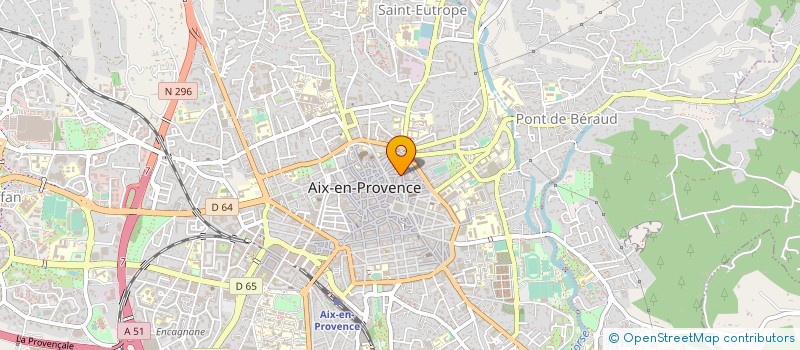 localisation de l'entreprise MONSIEUR BASTIEN POULIN à AIX-EN-PROVENCE