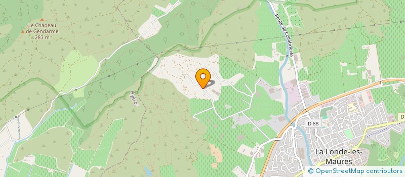localisation de l'entreprise MONSIEUR BASTIEN POUPON  LA LONDE LES MAURES