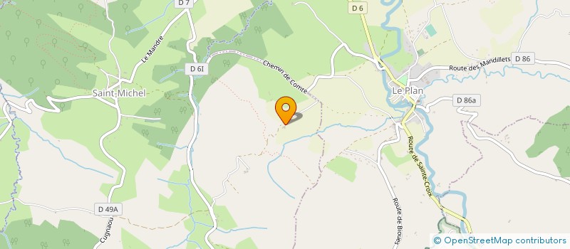 localisation de l'entreprise MONSIEUR BASTIEN PUECH  SAINT-MICHEL