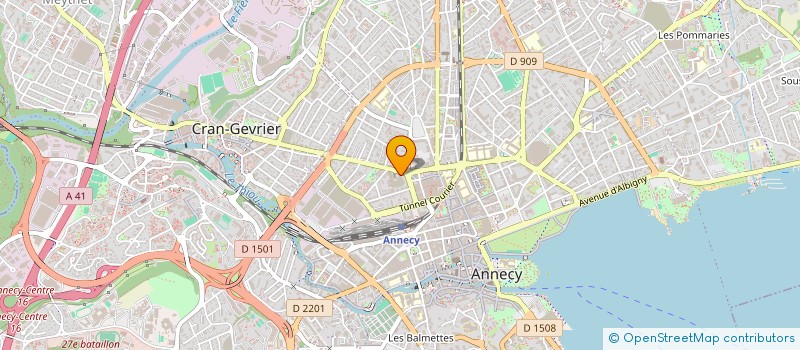 localisation de l'entreprise MONSIEUR BASTIEN PUJOL OLIERO  ANNECY