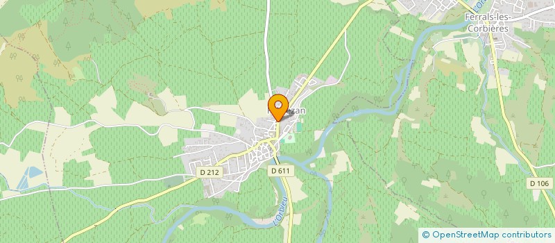 localisation de l'entreprise MONSIEUR BASTIEN RACAUD  BOUTENAC