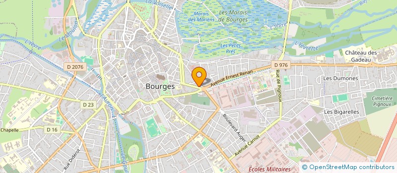 localisation de l'entreprise MONSIEUR BASTIEN RAMEAU  BOURGES