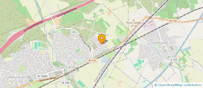 localisation de l'entreprise MONSIEUR BASTIEN RAMIREZ  SAINT-BRES