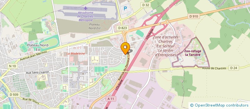 localisation de l'entreprise MONSIEUR BASTIEN RASINGER à CHARTRES