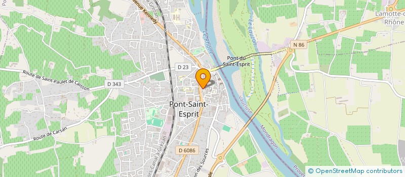 localisation de l'entreprise MONSIEUR BASTIEN REHM  SAINT-PAULET-DE-CAISSON