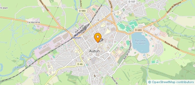 localisation de l'entreprise MONSIEUR BASTIEN RENE GUY MIGAULT  AUTUN