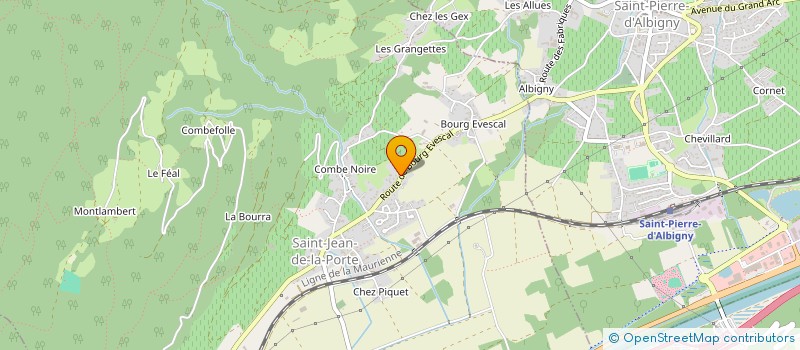 localisation de l'entreprise MONSIEUR BASTIEN REYNAUD  SAINT-JEAN-DE-LA-PORTE