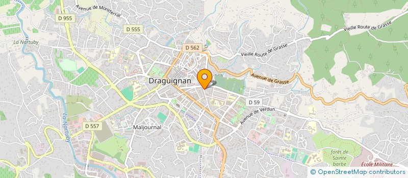 localisation de l'entreprise MONSIEUR BASTIEN RIBET  DRAGUIGNAN