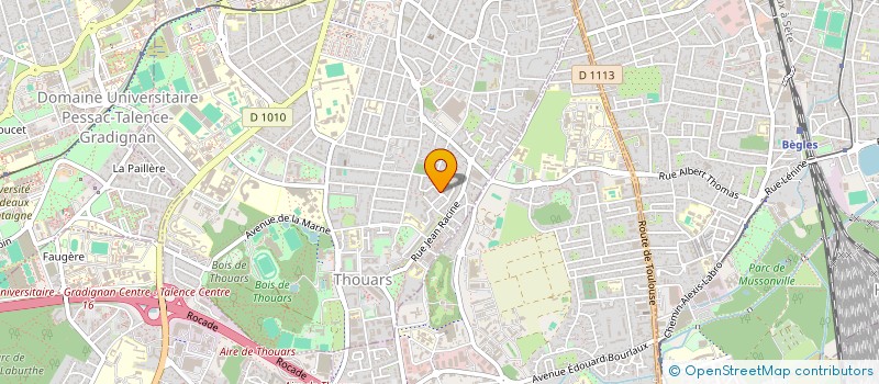 localisation de l'entreprise MONSIEUR BASTIEN RICARD à TALENCE