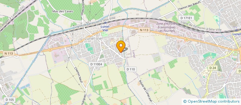 localisation de l'entreprise MONSIEUR BASTIEN RIVIERE  LUNEL-VIEL