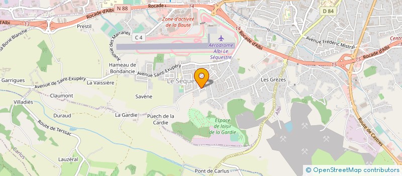 localisation de l'entreprise MONSIEUR BASTIEN ROBERT  LANGUIDIC