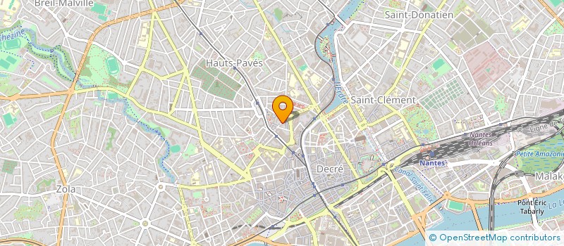 localisation de l'entreprise MONSIEUR BASTIEN ROCH  NANTES