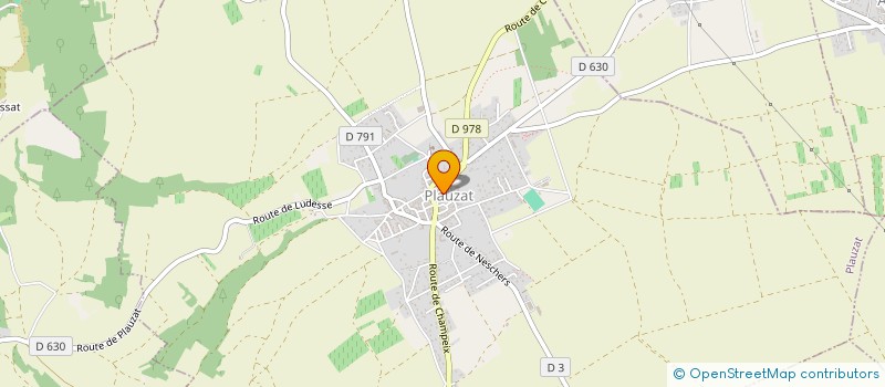 localisation de l'entreprise MONSIEUR BASTIEN ROCHETTE  PLAUZAT