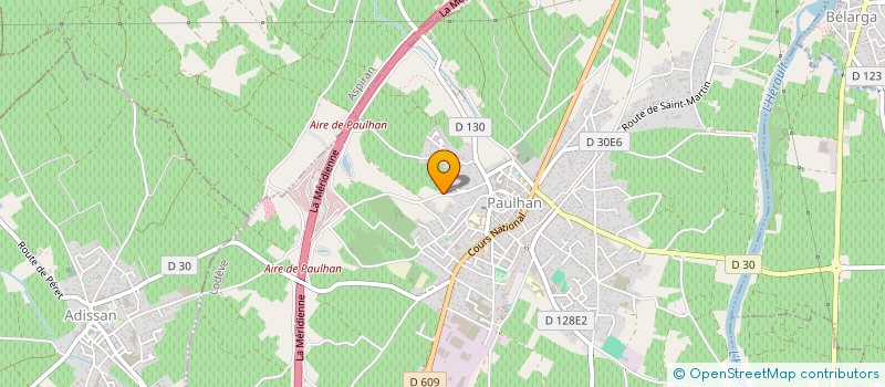 localisation de l'entreprise MONSIEUR BASTIEN ROME  PAULHAN