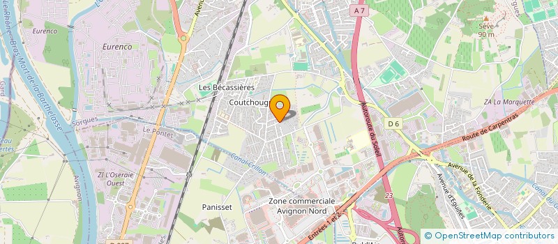 localisation de l'entreprise MONSIEUR BASTIEN ROUIRE  SORGUES