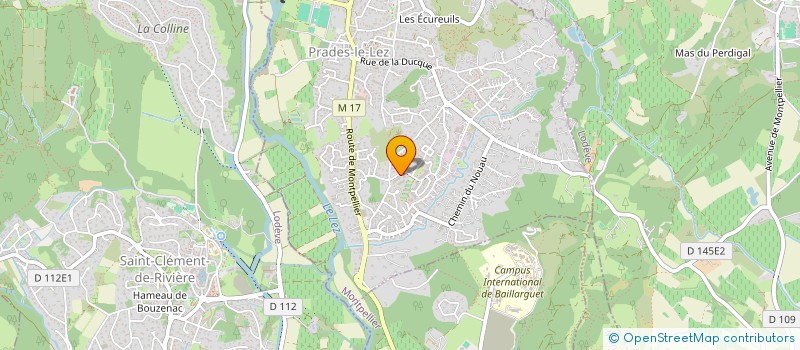 localisation de l'entreprise MONSIEUR BASTIEN SABLE  PRADES-LE-LEZ