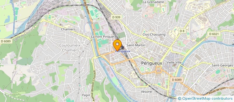 localisation de l'entreprise MONSIEUR BASTIEN SALES  PERIGUEUX