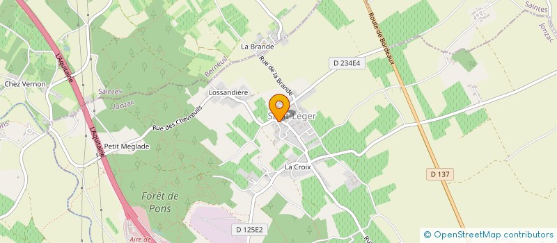 localisation de l'entreprise MONSIEUR BASTIEN SALLAFRANQUE  SAINT-LEGER