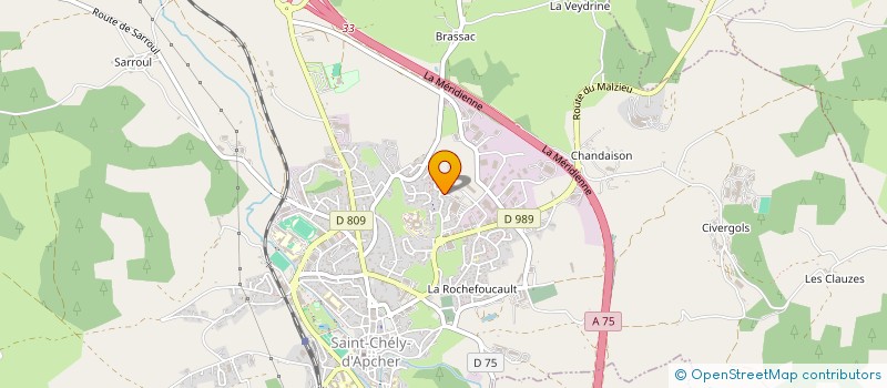 localisation de l'entreprise MONSIEUR BASTIEN SALSON  SAINT-CHELY-D'APCHER