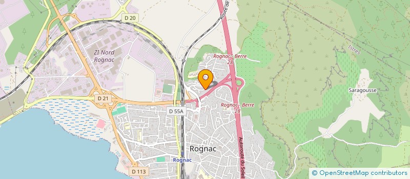 localisation de l'entreprise MONSIEUR BASTIEN SANDJAKIAN  ROGNAC