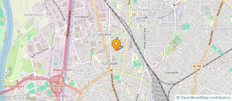 localisation de l'entreprise MONSIEUR BASTIEN SAUMANDE à TOULOUSE