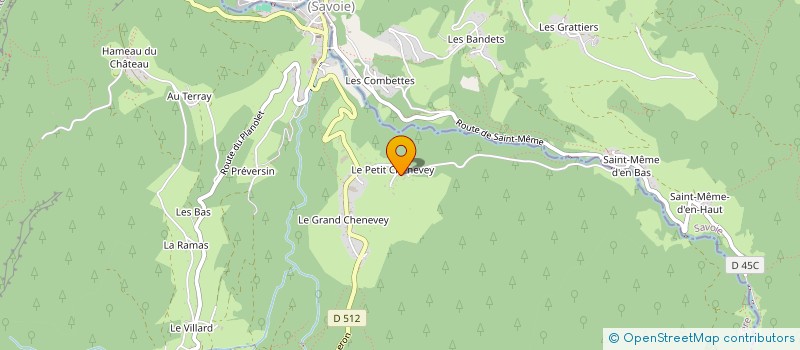 localisation de l'entreprise MONSIEUR BASTIEN SCAGLIA  SAINT PIERRE D'ENTREMONT