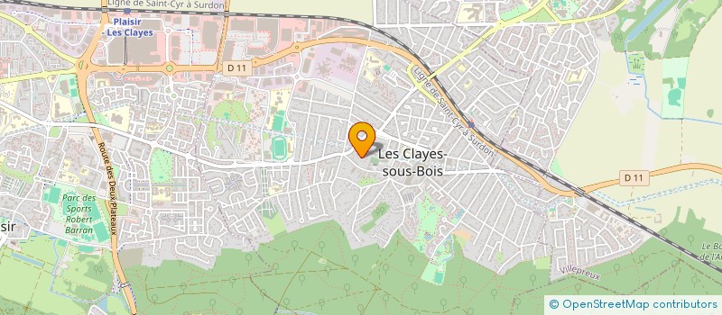 localisation de l'entreprise MONSIEUR BASTIEN SCHWARTZ à LES CLAYES-SOUS-BOIS