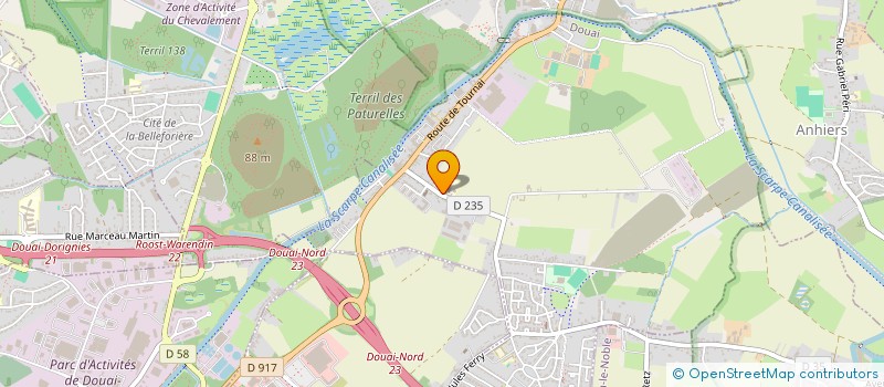 localisation de l'entreprise MONSIEUR BASTIEN SERET  DOUAI